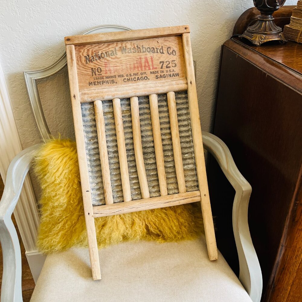 ❌SOLD❌Antique National Washboard No. 725 - Picture 14 of 15